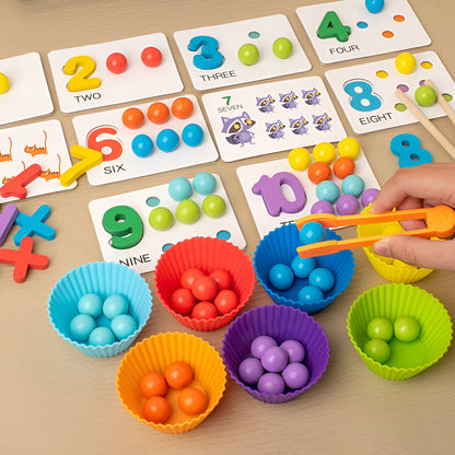 Number Cognitive Operation Bead Matching Game - Lil Bug