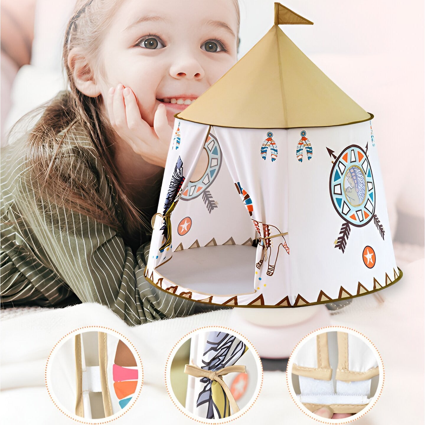 Tribal Adventure Play Tent - Lil Bug