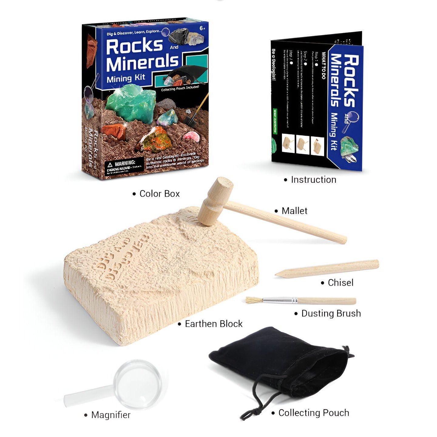 Rocks and Minerals - Mining Kit - Lil Bug