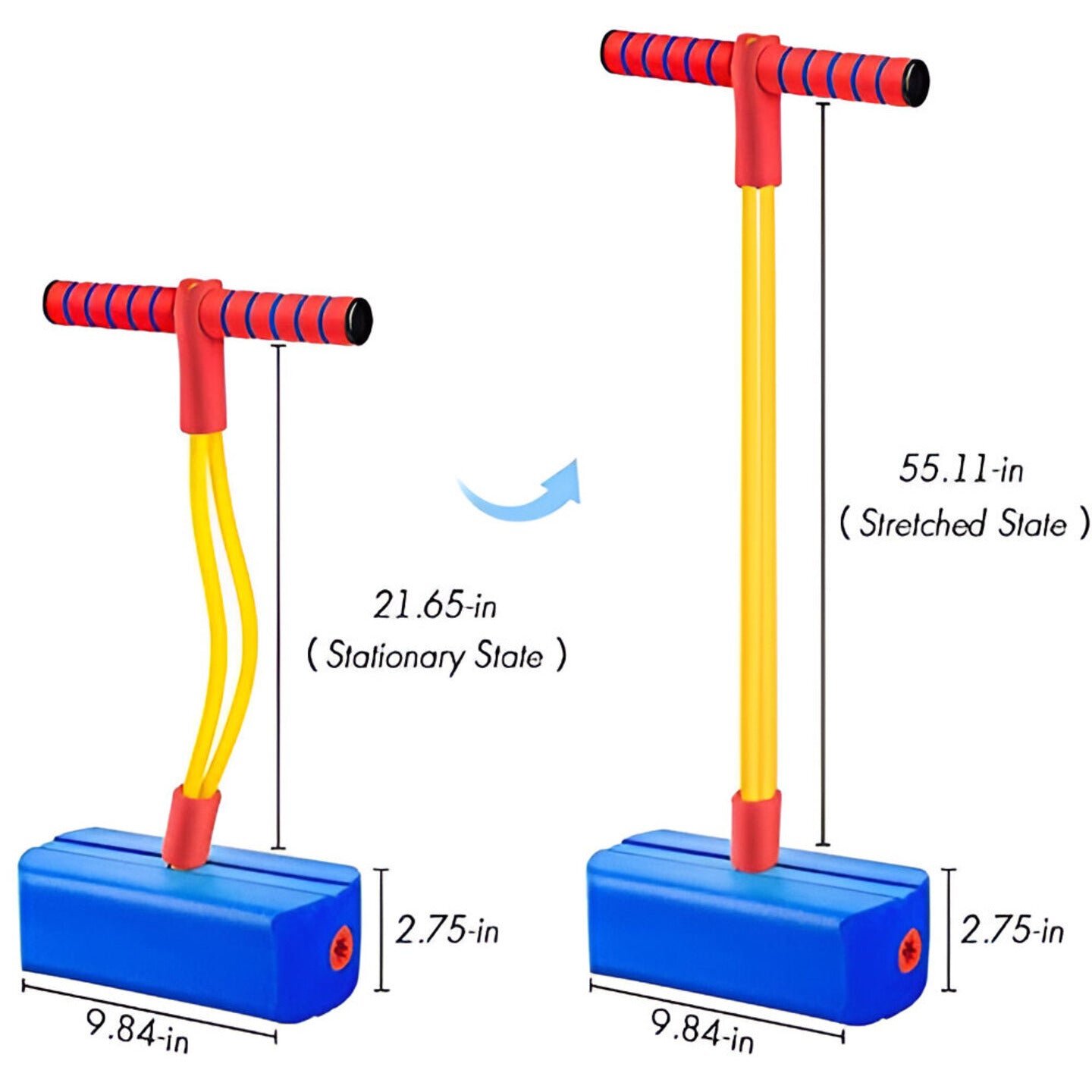 Bouncy Jumping Pole with Light & Sound - Lil Bug