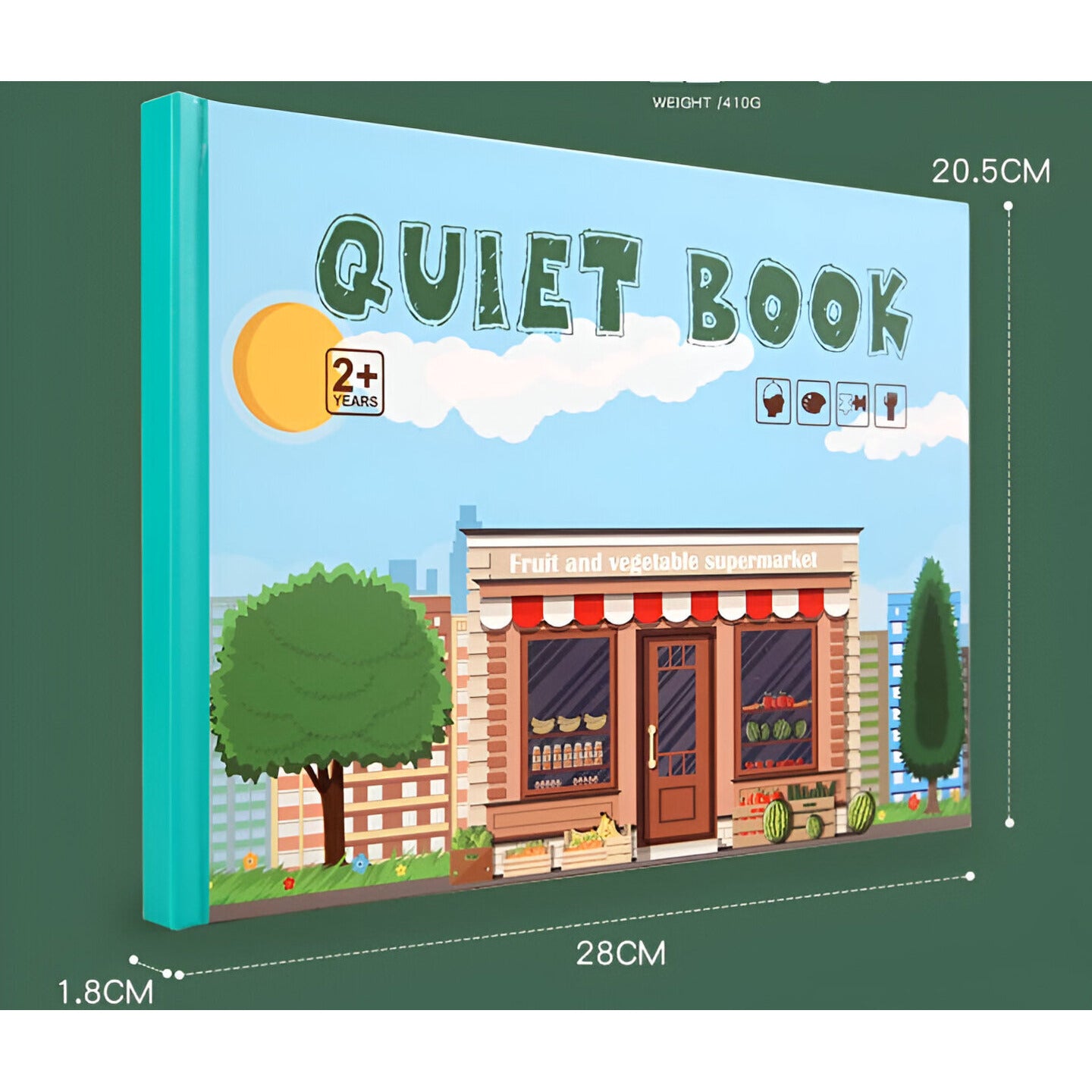 Montessori Quiet Book - Reusable Sticker Book - Lil Bug