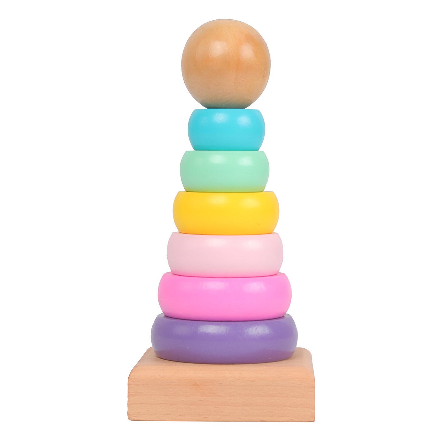 Montessori Rainbow Stacking Tower - Lil Bug