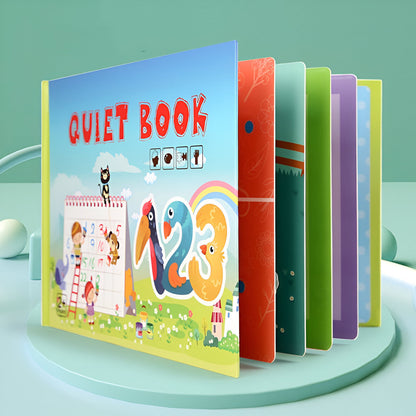 Montessori Quiet Book - Reusable Sticker Book - Lil Bug