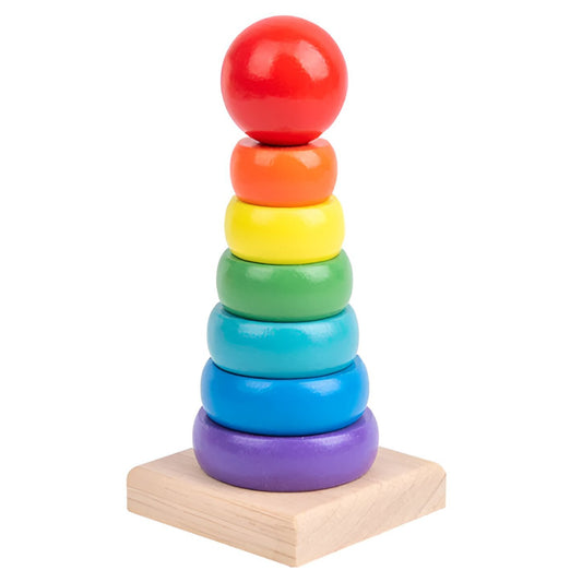 Montessori Rainbow Stacking Tower - Lil Bug