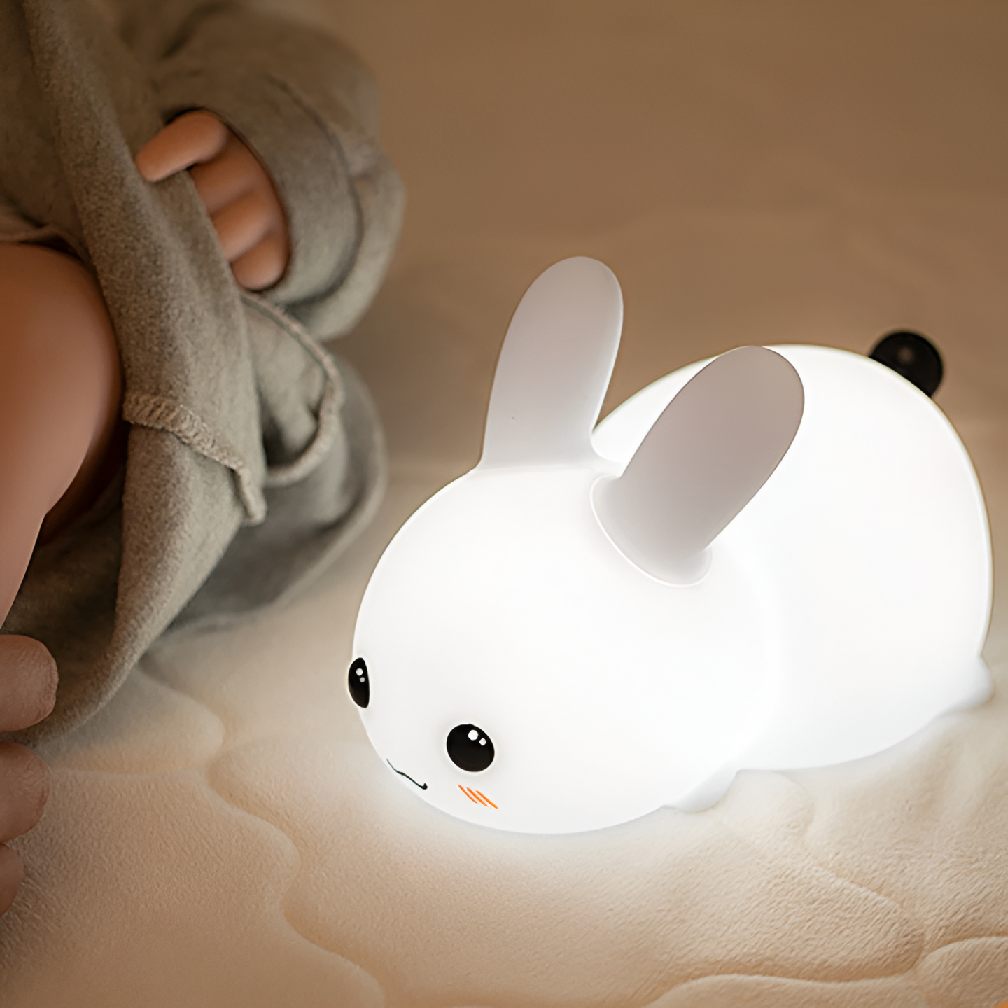 Silicone Bunny Night Light - Lil Bug