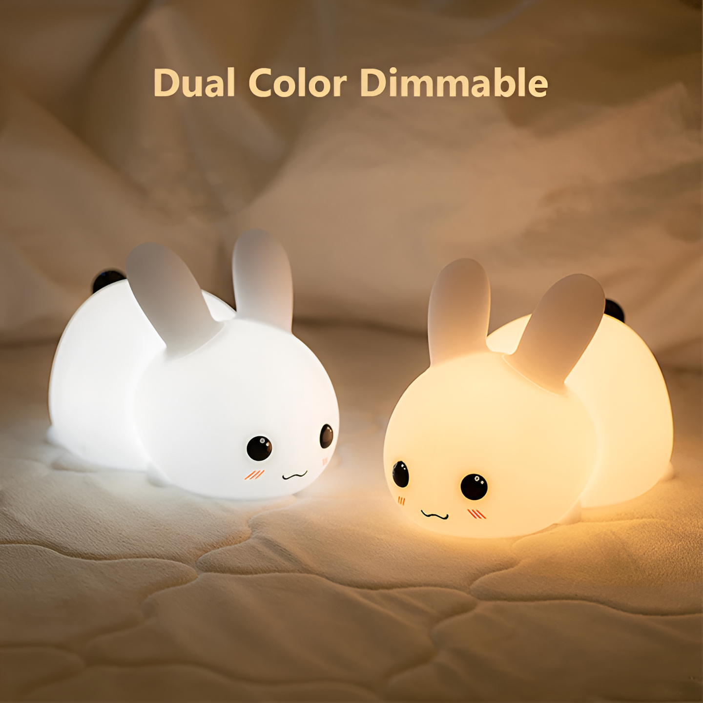 Silicone Bunny Night Light - Lil Bug