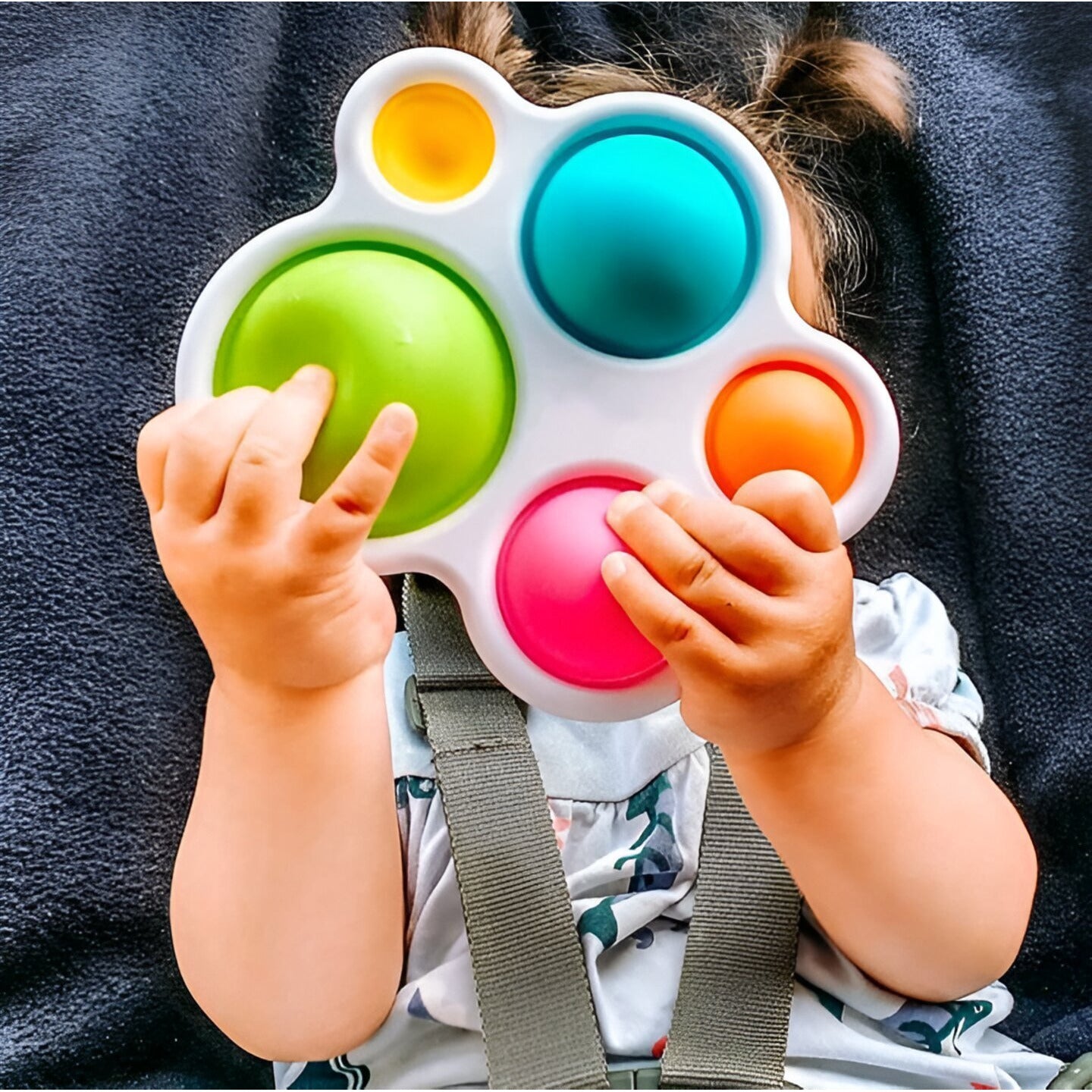 Montessori Sensory Popping Board - Lil Bug