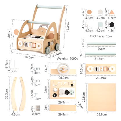 Montessori Wooden Baby Walker