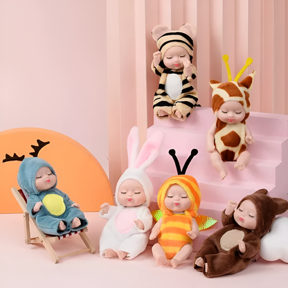 Sleeping Mini Baby Doll Set - Lil Bug