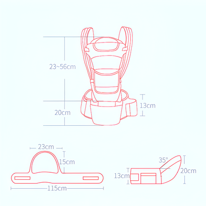 3 In 1 Ergonomic Baby Carrier