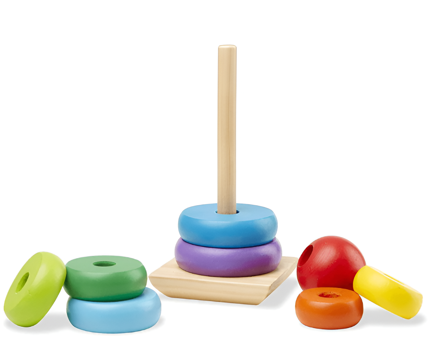 Montessori Rainbow Stacking Tower - Lil Bug