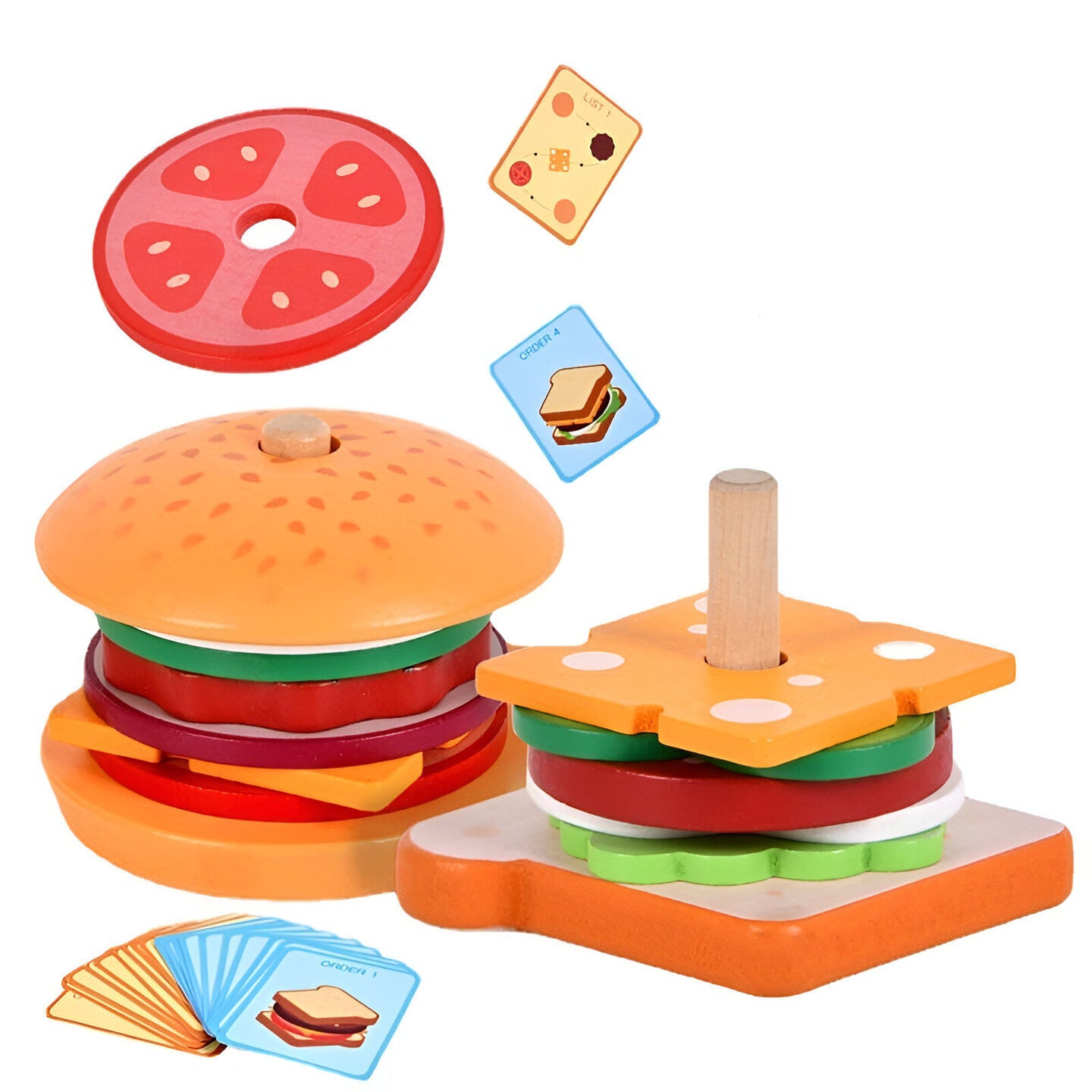 Burger Stacking Game - Lil Bug