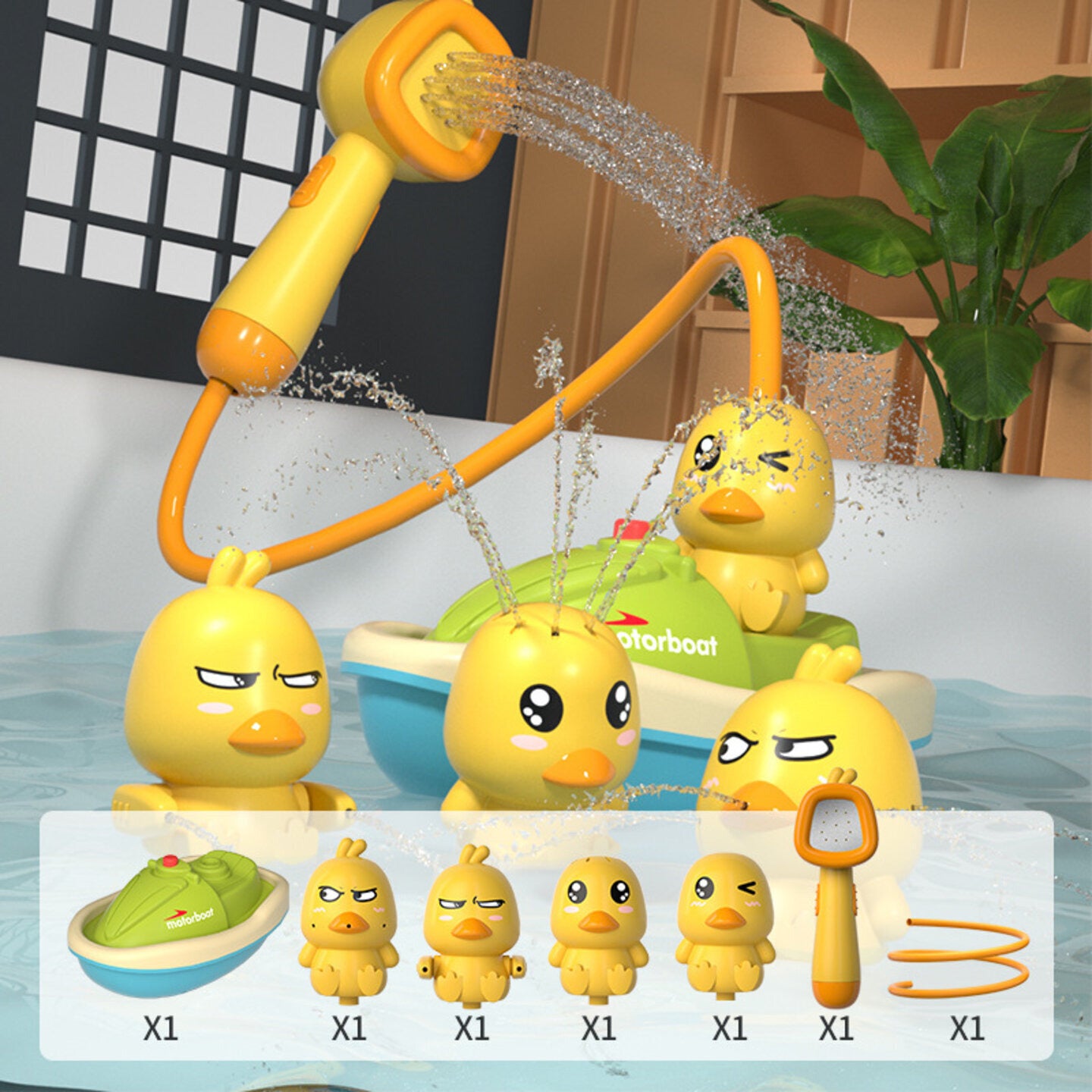 Duck Shower Spray Set - Lil Bug