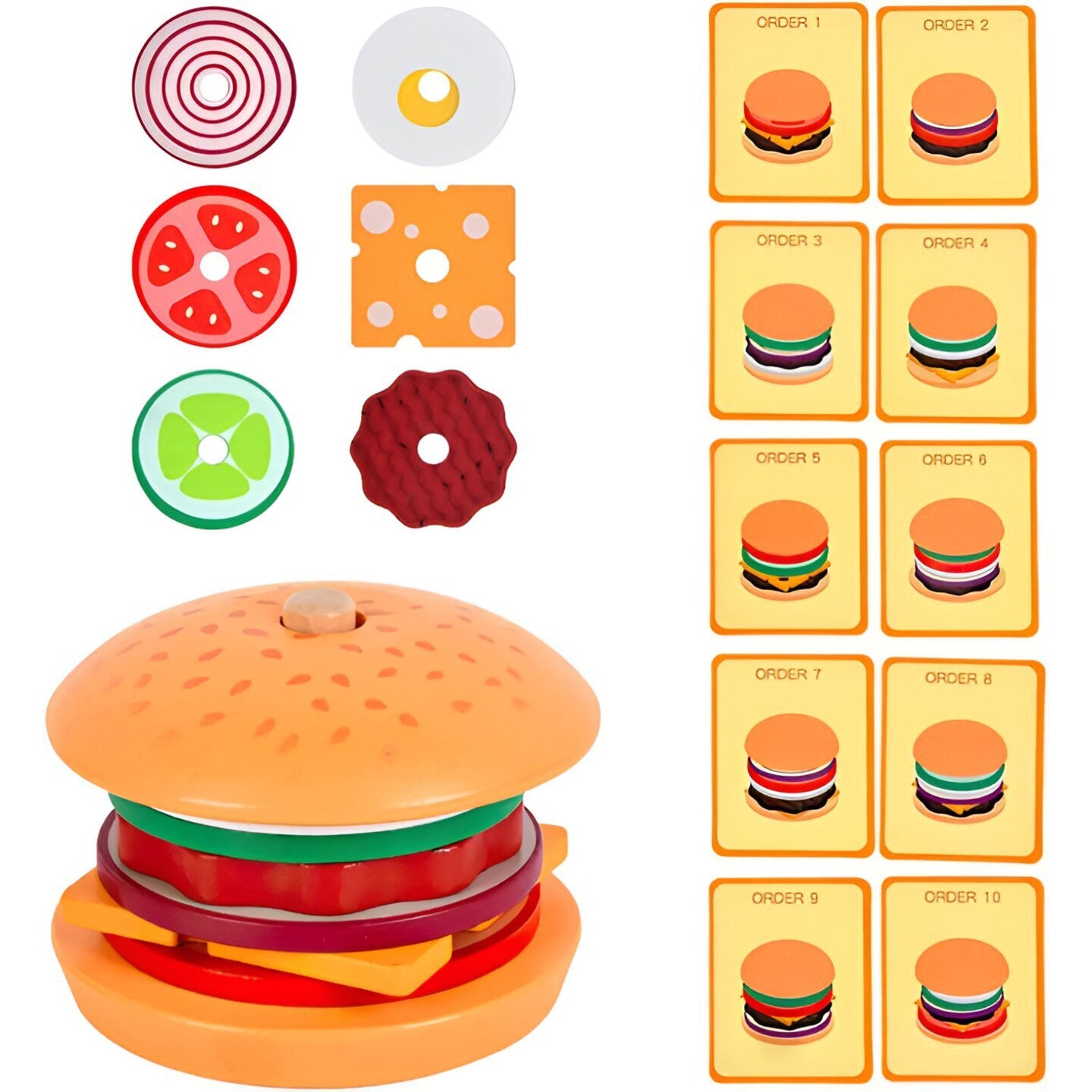 Burger Stacking Game - Lil Bug