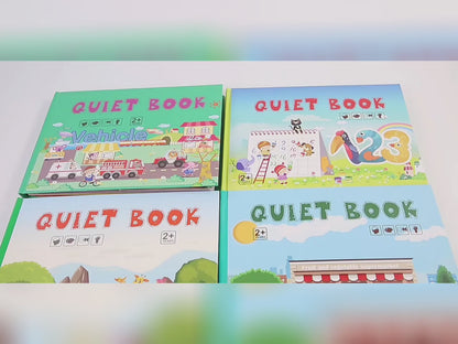 Montessori Quiet Book - Reusable Sticker Book